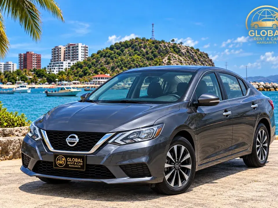 Nissan Sylphy de la flota en la costa de Isla de Margarita [V]