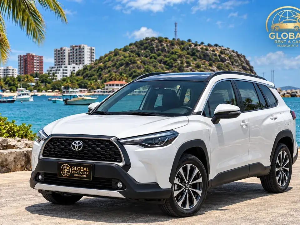 Toyota Corolla Cross de la flota en la bahía, Isla de Margarita [V]
